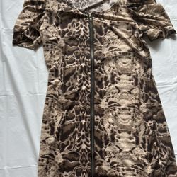 Small Size Leopard Print Dress