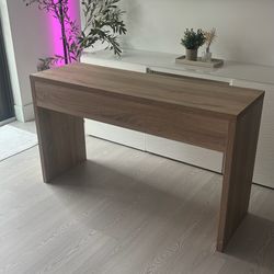 Light Brown Console Table