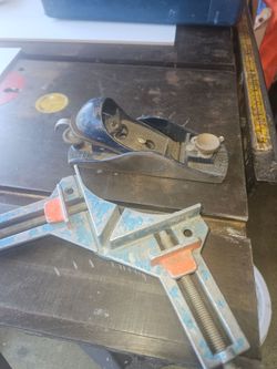 2 Stanely planer and miter clamp