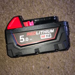 Milwaukee 5ah New