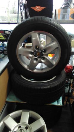 18” Porsche rims 5 lugs