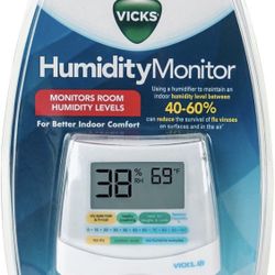 Vicks Humidity Monitor White