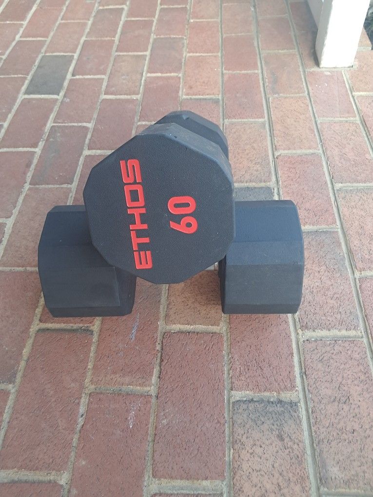 60Lb Dumbells (2)