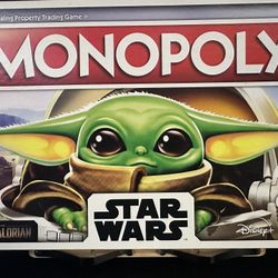 MONOPOLY The Mandalorian Star Wars The Child Edition Baby Yoda Grogu Used