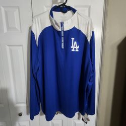 LA Dodgers Fanatics Quarter-Zip Pullover