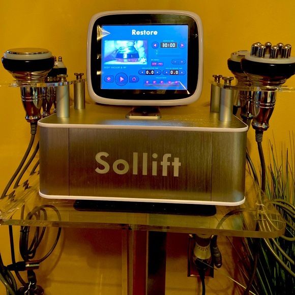 GlowNar Sollift Restore 6 in 1 Cavitation System for Face and Body