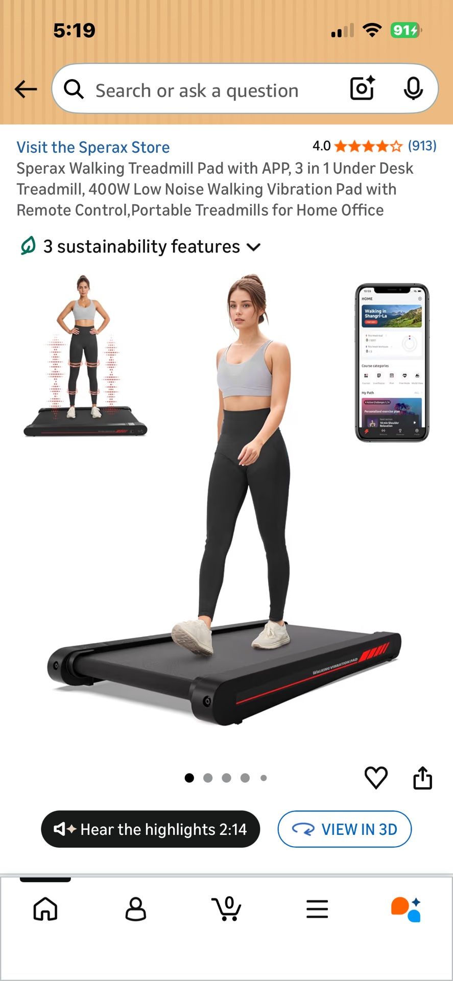 In-Home Treadmill