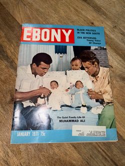 Ebony Magazine January 1971 Muhammad Ali