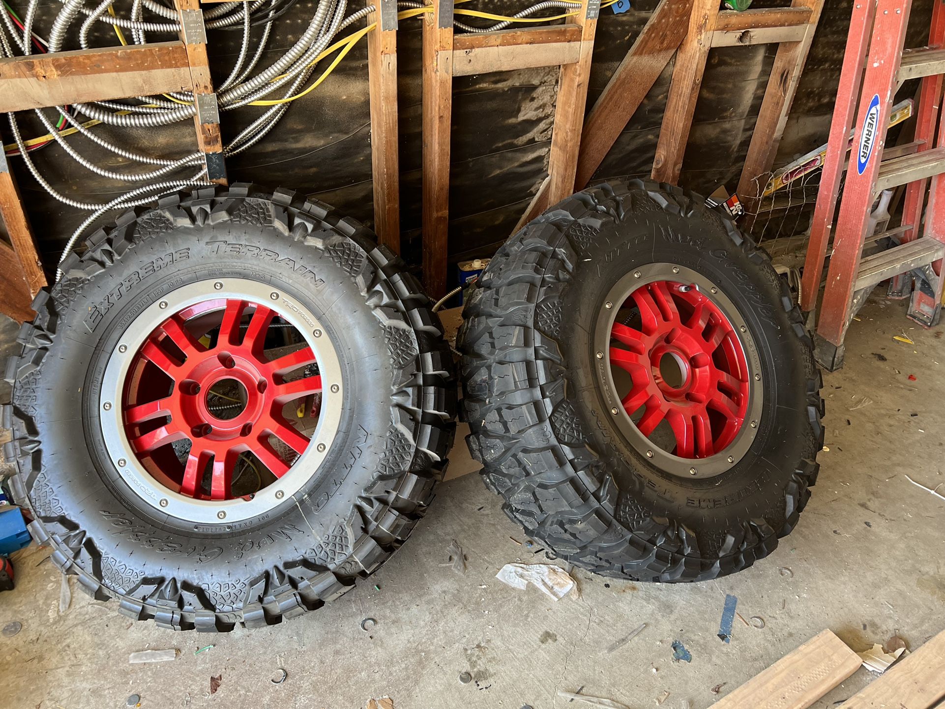 Toyota Tundra Brand New 35” Mud Grappler Tires With Rock Warrior Wheel