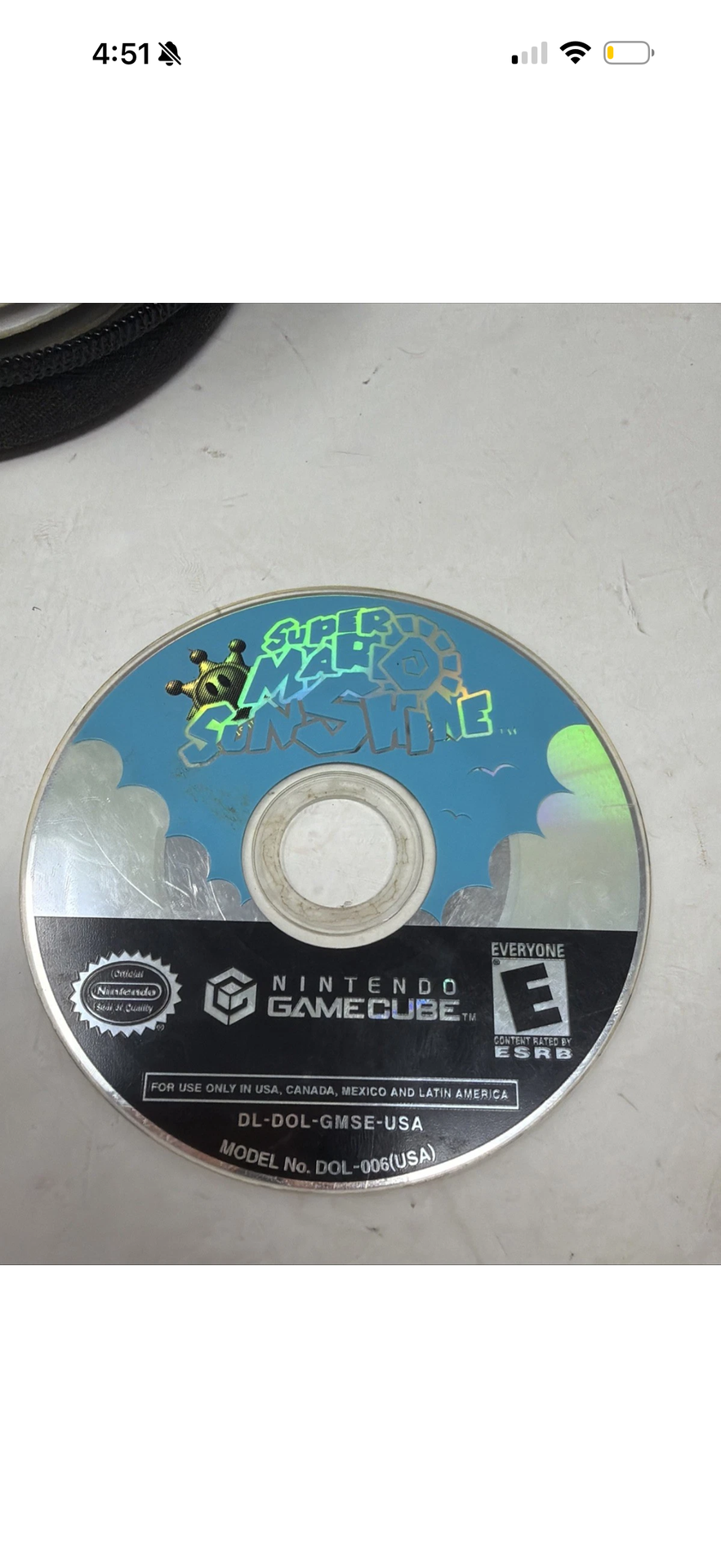 Super Mario Sunshine Nintendo GameCube Game Only Dol-006(usa) DL-DOL-GMSE-USA.