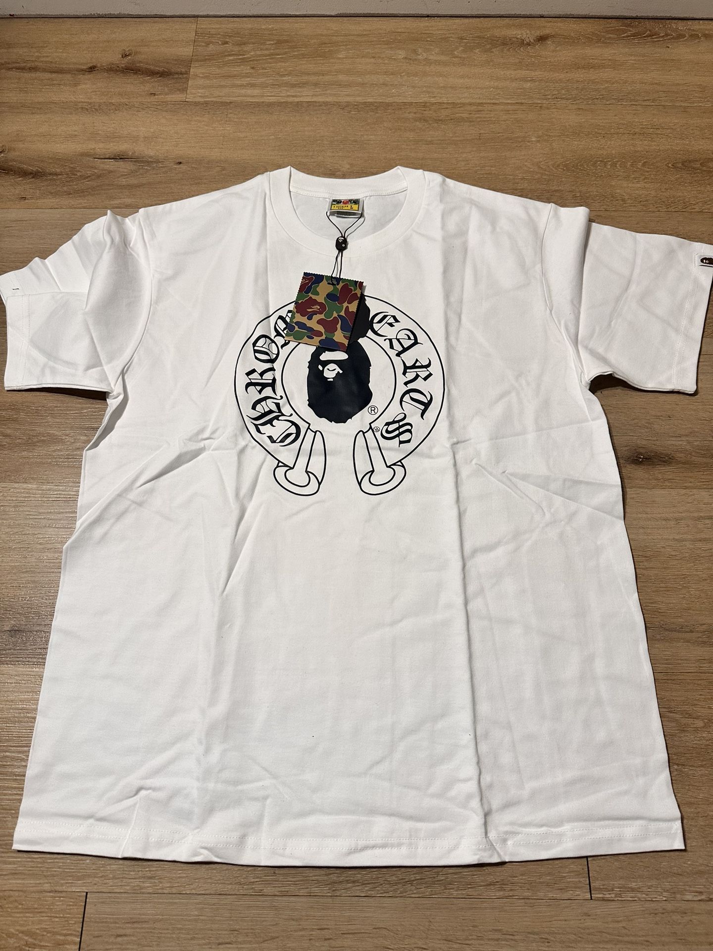 Bape White Tee