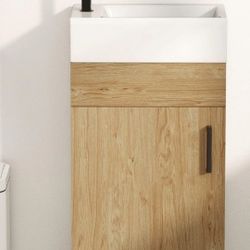 YITAHOME 16 Inch Bathroom Vanity with Sink,YITAHOME 16 Inch Bathroom Vanity with Sink