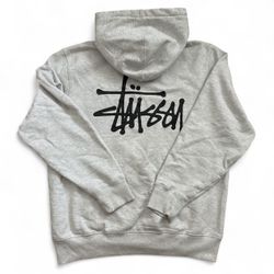 Stussy Basic Hoodie Grey