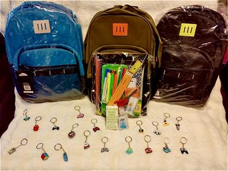 Pre Filled Backpacks $65