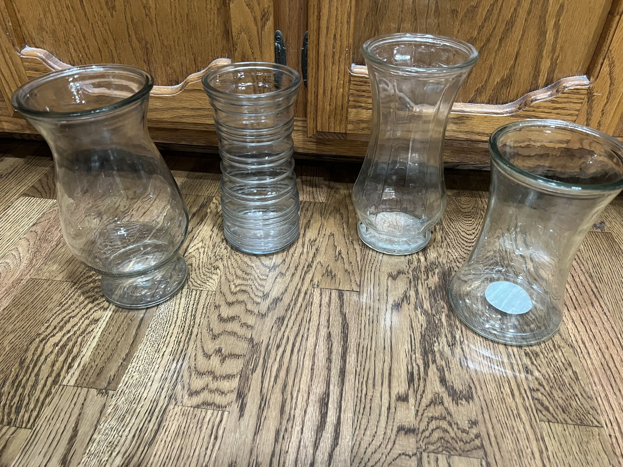 Glass Vases $3.00