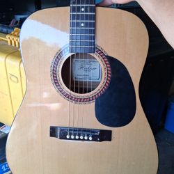 Hohner HW220 dreadnaught acoustic Guitar in very good condtion 1990's image 4
Hohner HW220 dreadnaught acoustic Guitar in very good condtion 1990's im