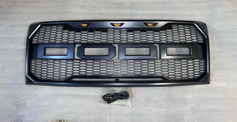 Metalic Charcoal Gray Grille 09-14 Ford F-150