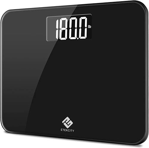 Etekcity Digital Bathroom Scale for Body Weight for People, Extra Wide Platform and High Capacity, Large Number and Easy-to-Read on Backlit LCD Displa
