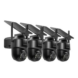 4 Pks Solar Security Cameras 