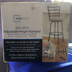 Adjustable Height Barstool