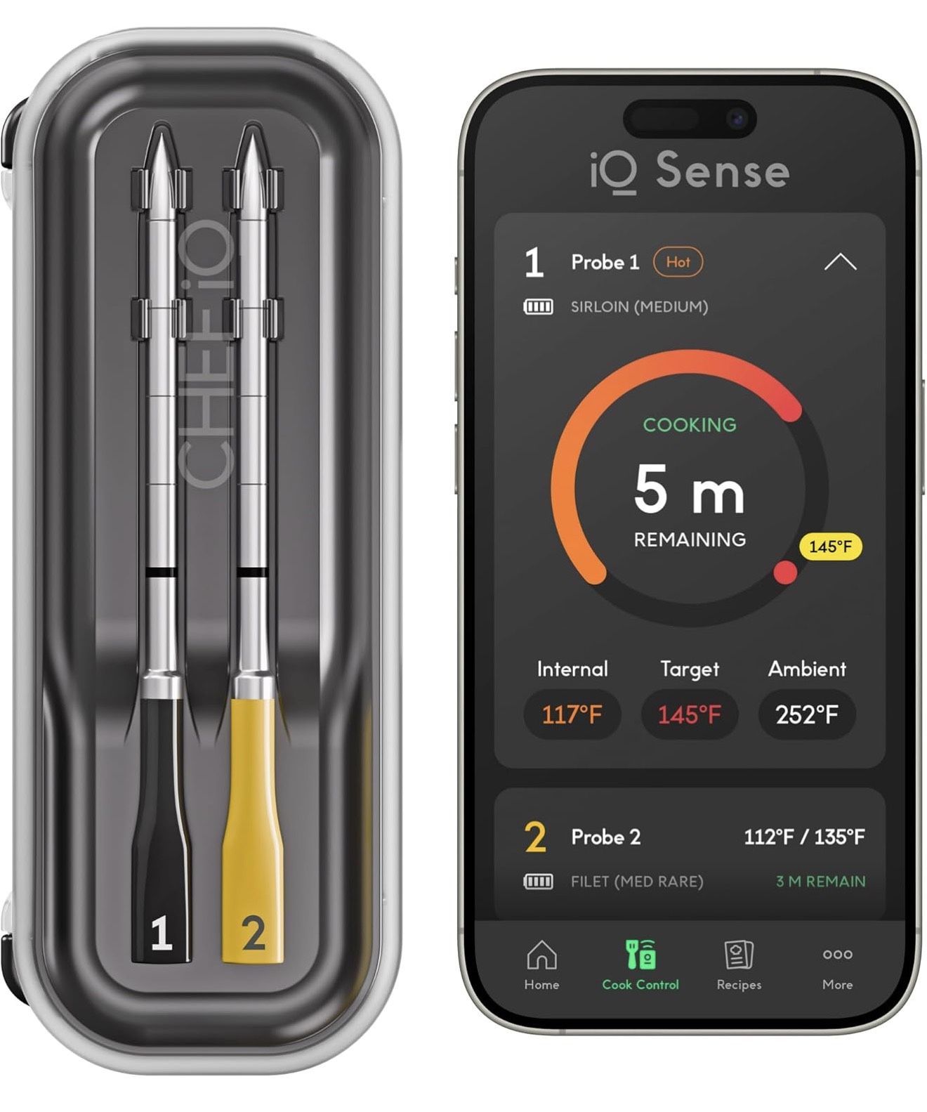 CHEF iQ Sense [2025 Model] – Smart Wireless Meat Thermometer (Gen3)