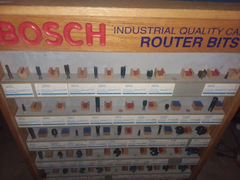 Bosch routing bits