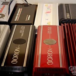 Old School Car Audio Amplifiers