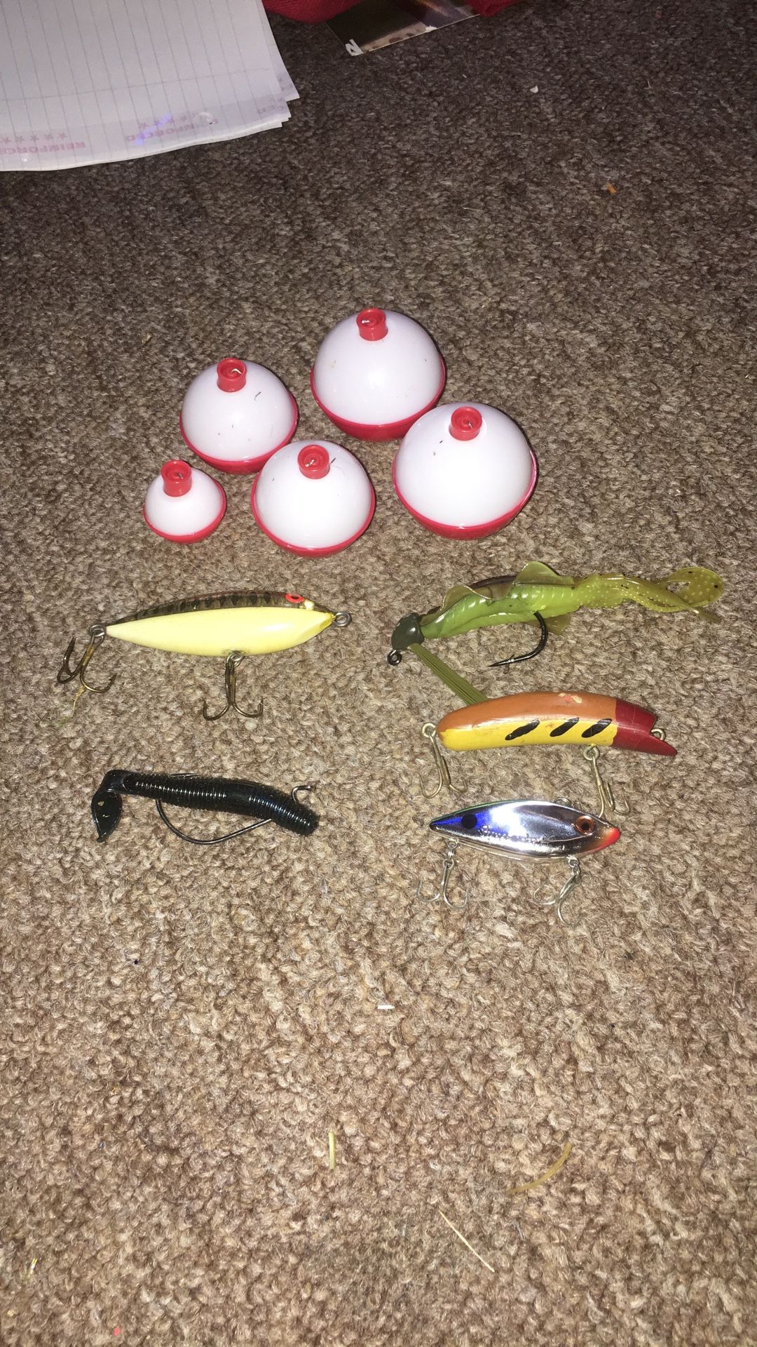 Fishing Lures And Bobbers