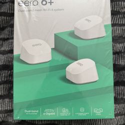 Eero 6 Plus WiFi Mesh System Open Boxed 