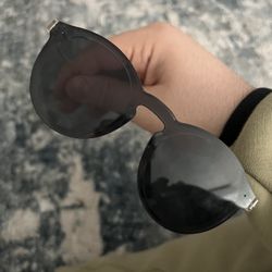 Unisex Dark And Grey Glasses 