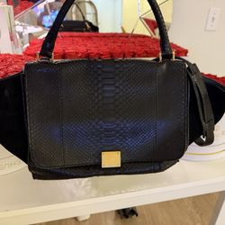 Celine Trapeze bag in exotic python leather-Large 