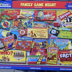 500 White Mountain Puzzle Larger Pieces Complete  