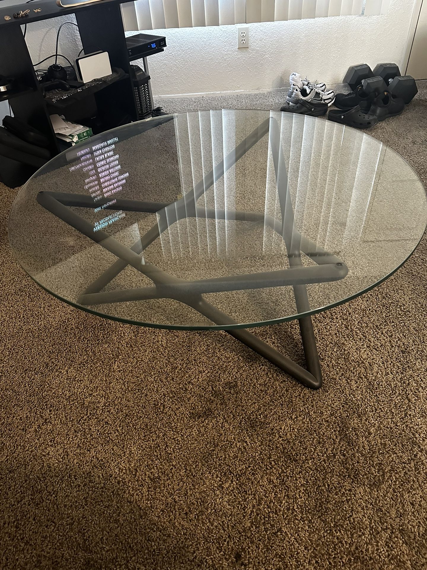 Glass Coffee Table (2 Piece Set)