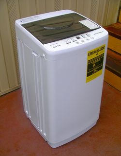 NEW Washing Machine Fully Automatic Compact Small Portable Mini Steel Laundry Clothes Washer 7.7Lbs