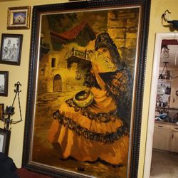 OIL ON CANVAS PAINTINGS  AND MORE