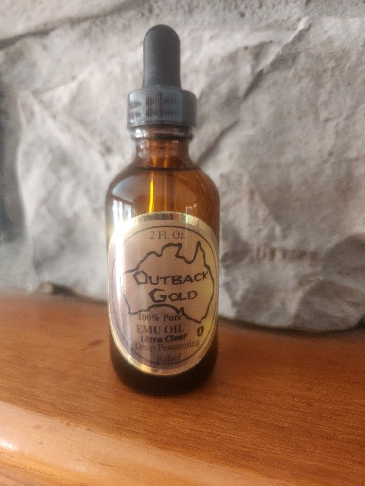 Emu Oil, Ultra Clear, 2 oz with dropper