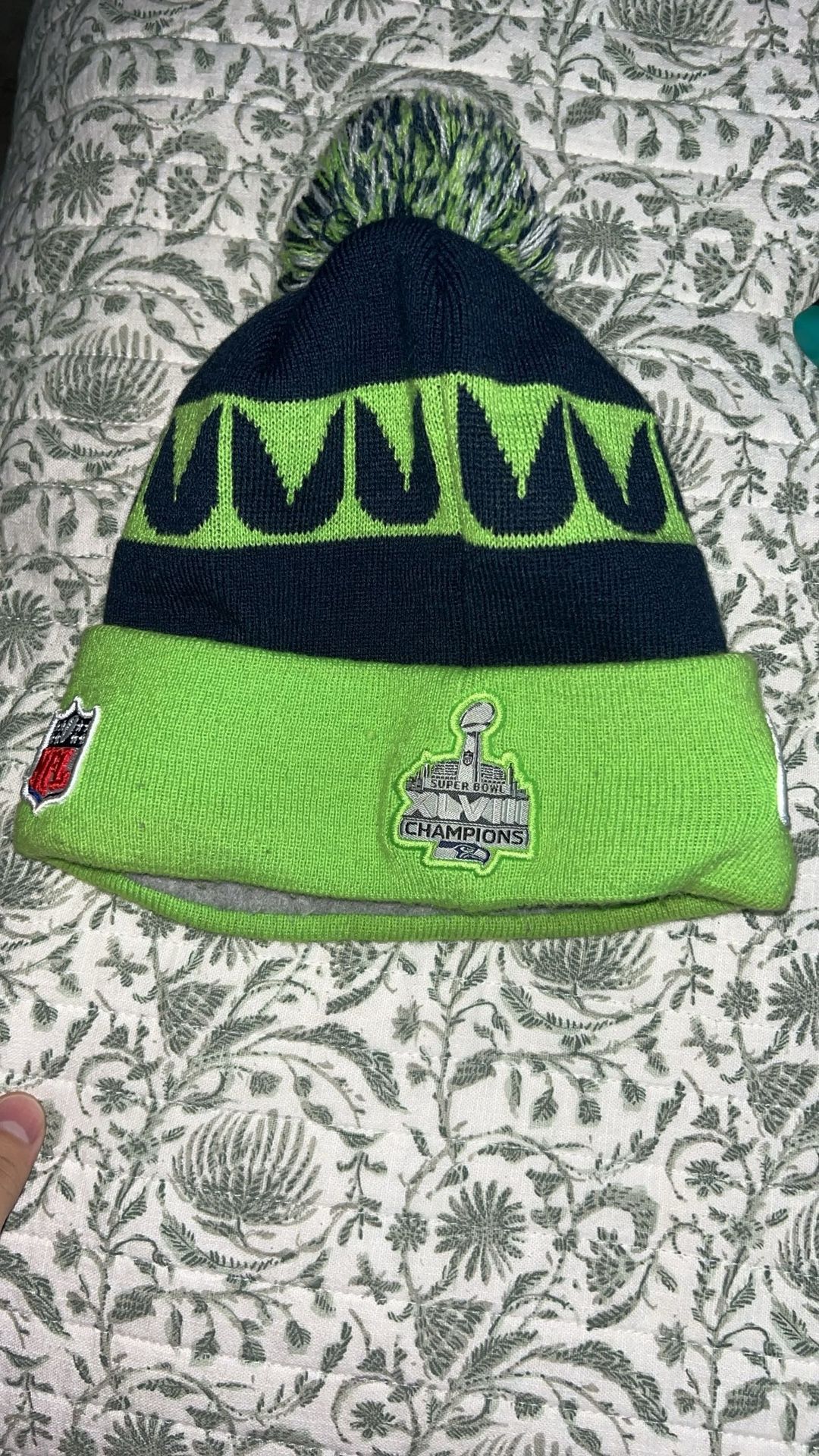 New Era Seattle Seahawks Super Bowl Beanie Sports & Outdoors