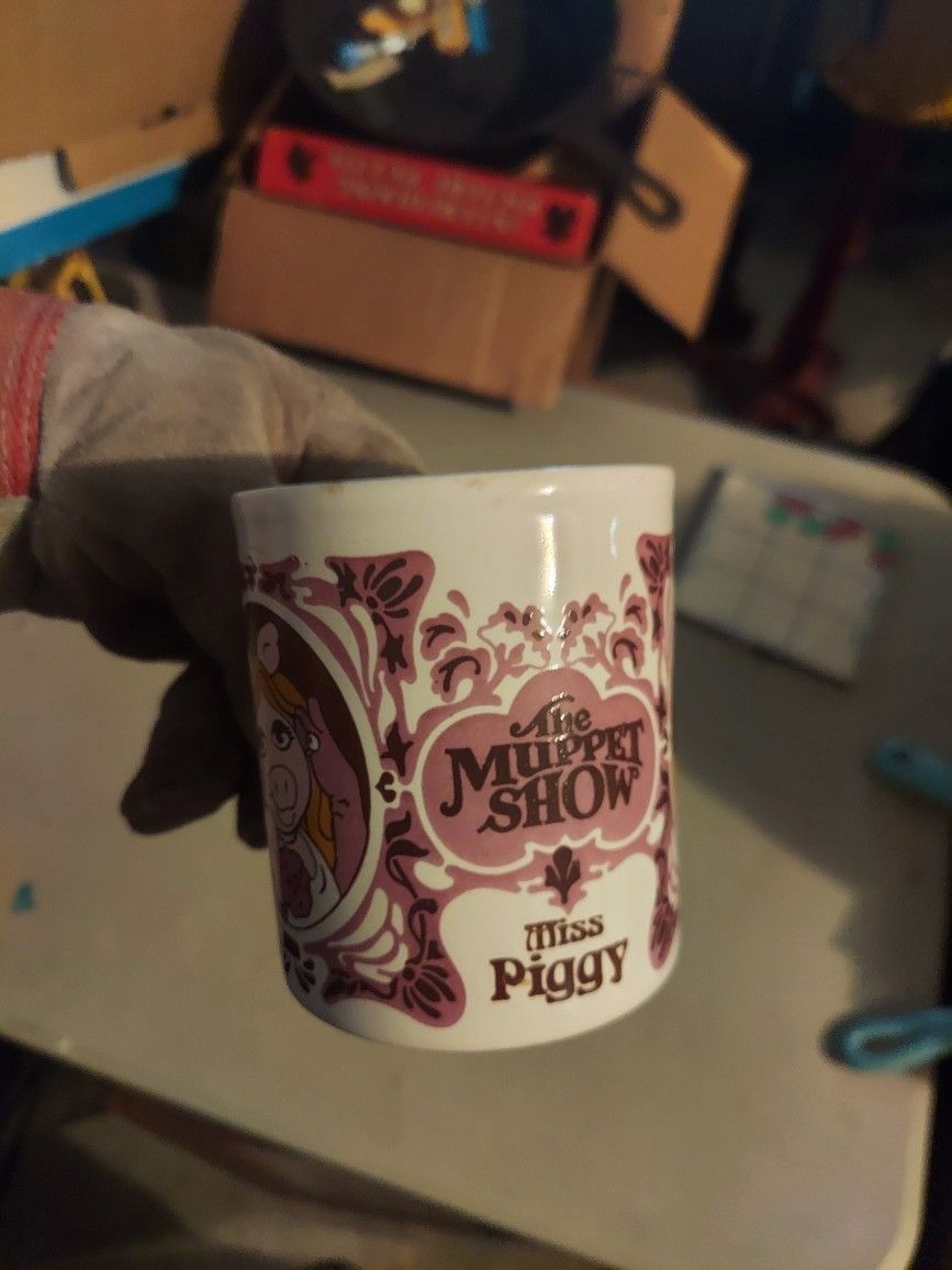 1978 Miss Piggy Muppet Show Coffee Mug