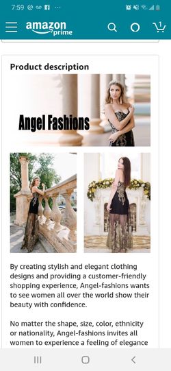 Black and gold evening dress