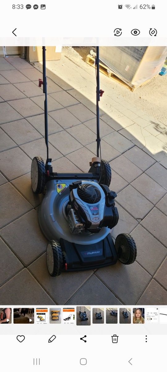 Murray 21-in Walk Behind Gas Push Lawn Mower 