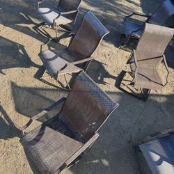 Outdoor swiveling chairs $30 each