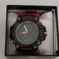 Activa X Invicta Digital Sport Watch ACW8089-006 Sport Red & Black 58mm