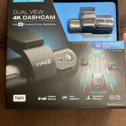 Types Dual View 4k DashCam With AI Powered Driver Assistance