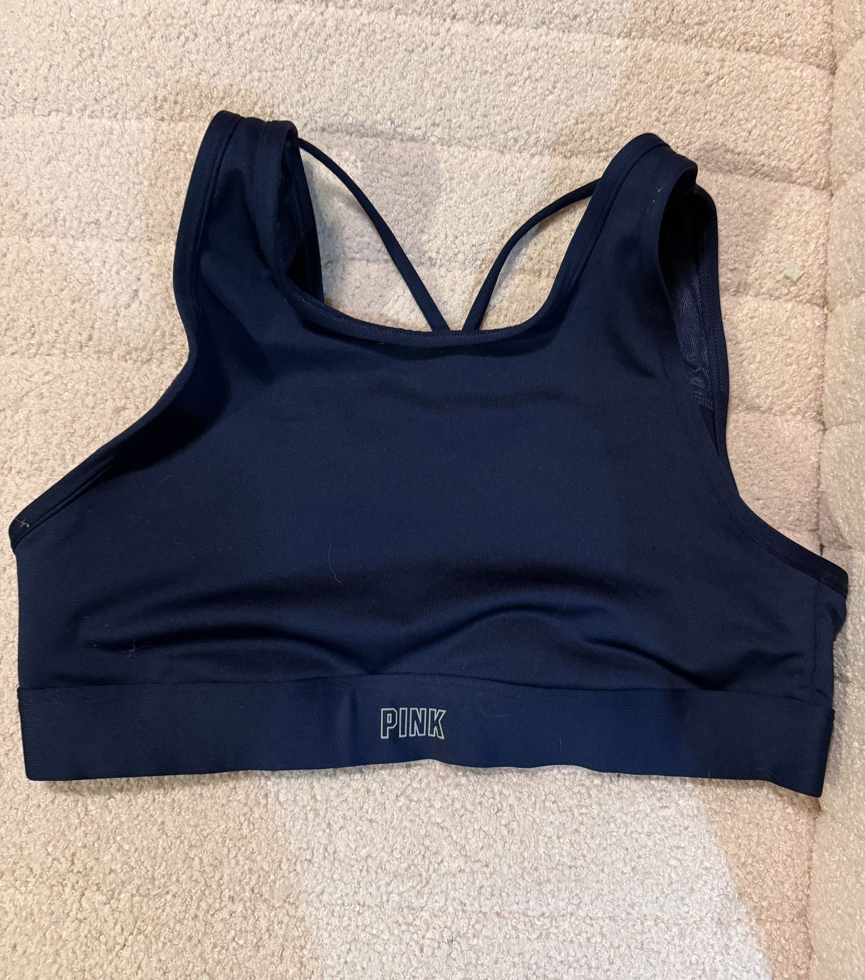 Pink Blue Sports Bra