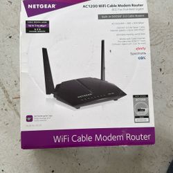 Netgear AC1200 WiFi Cable Modem Router