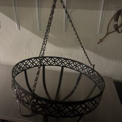 HANGING BASKET PLANTER (15” in diameter)