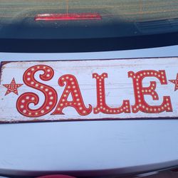 Metal Sale  Sign
