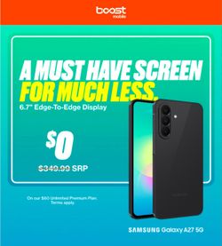 Samsung Galaxy A27 5G (Mooresville)