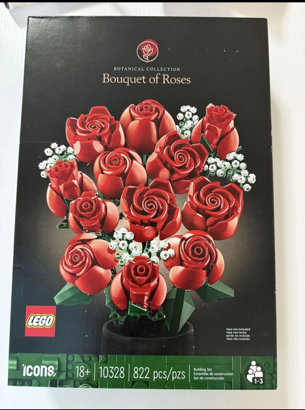 100% New LEGO Botanical Collection Bouquet of Roses 10328