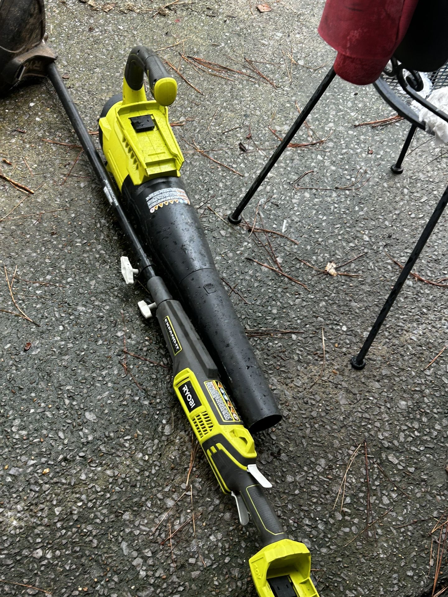 Ryobi Battery Used Weed Eater And Blower